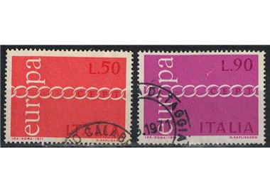 ITALIA 1971 Europa 2v us