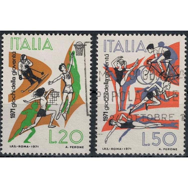 ITALY 1971 Youth Games 2v us