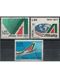 ITALY 1971 Alitalia 3v us