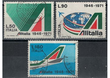 ITALY 1971 Alitalia 3v us