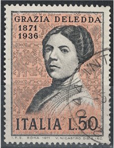 ITALY 1971 Grazia Deledda us