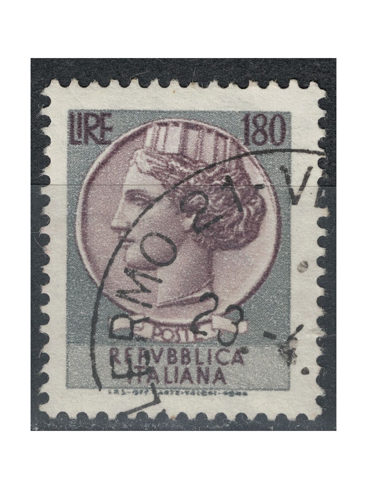 ITALIA 1971 Siracusana £ 180 us
