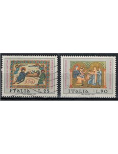 ITALIA 1971 Natale 2v us