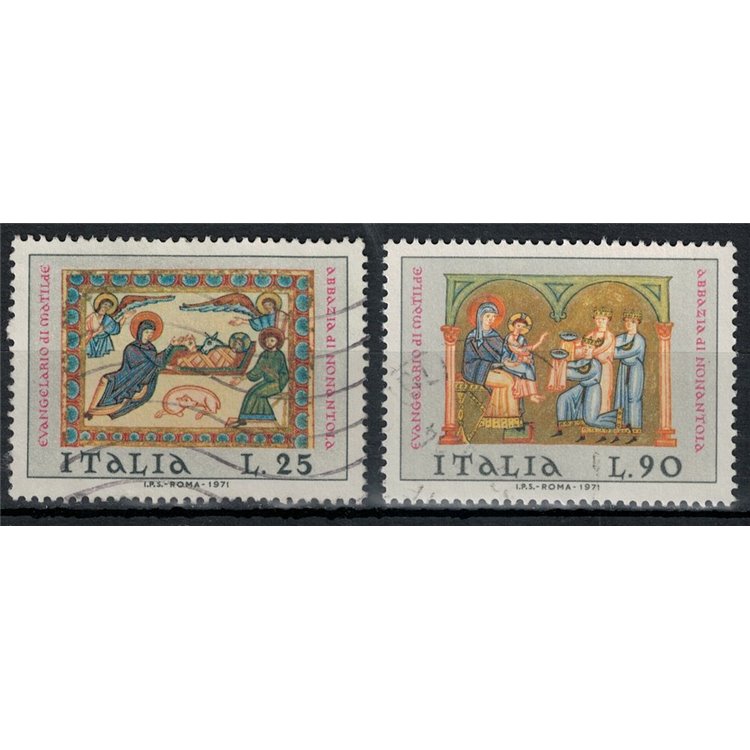 ITALY 1971 Christmas 2v us