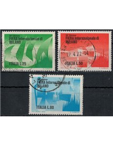 ITALIA 1972 Fiera di Milano 3v us