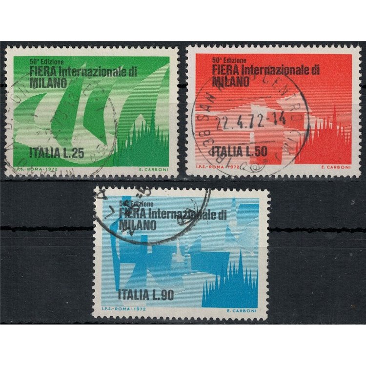 ITALY 1972 Milan Fair 3v us
