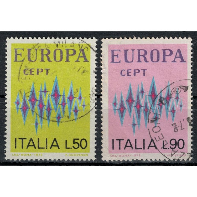 ITALIA 1972 Europa 2v us