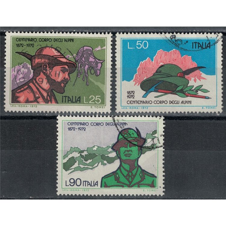 ITALIA 1972 Corpo degli Alpini 3v us