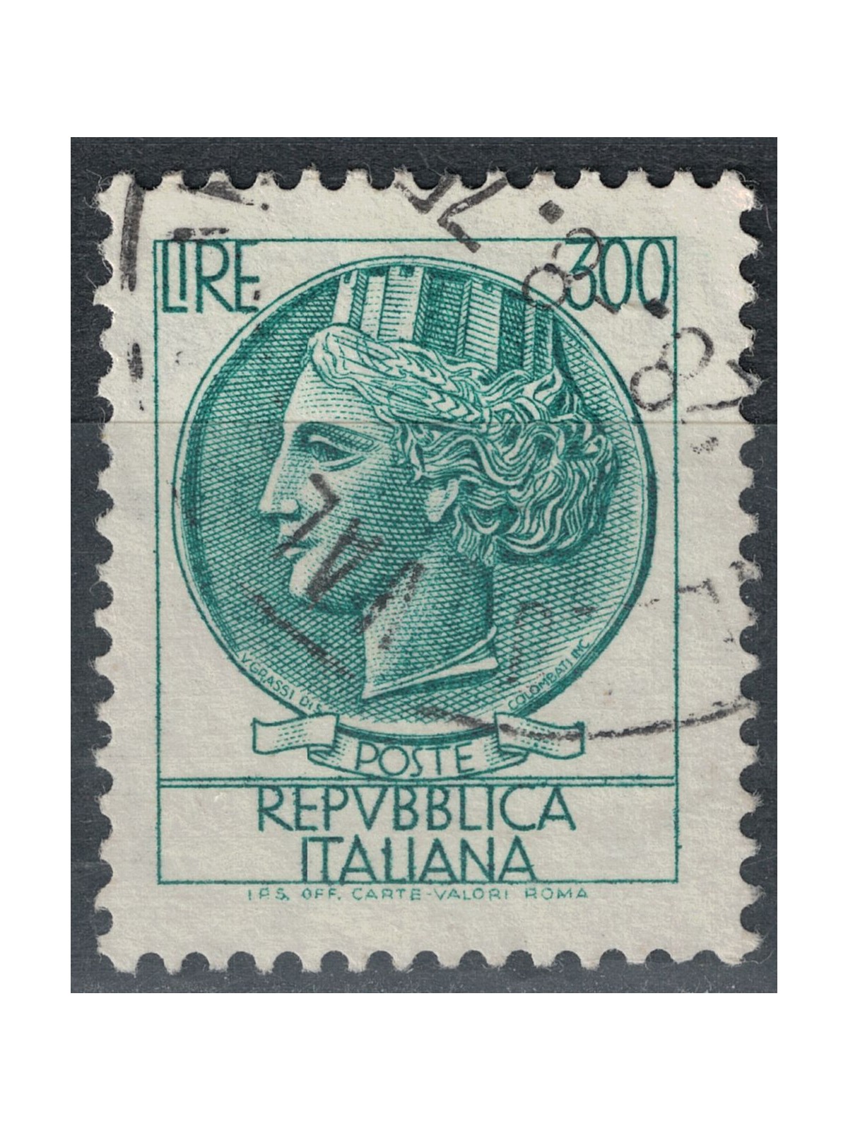 ITALIA 1972 Siracusana £ 300 us