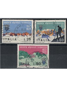 ITALIA 1972 Società Alpinisti Tridentini 3v us