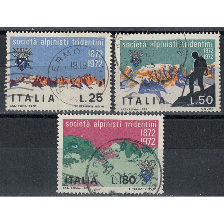 ITALIA 1972 Società Alpinisti Tridentini 3v us
