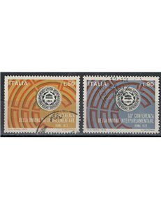 ITALIA 1972 Unione Interparlamentare 2v us