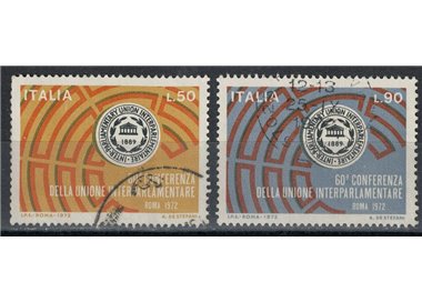 ITALIA 1972 Unione Interparlamentare 2v us