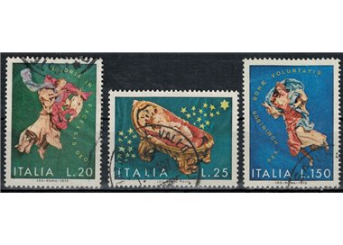 ITALY 1972 Christmas 3v us