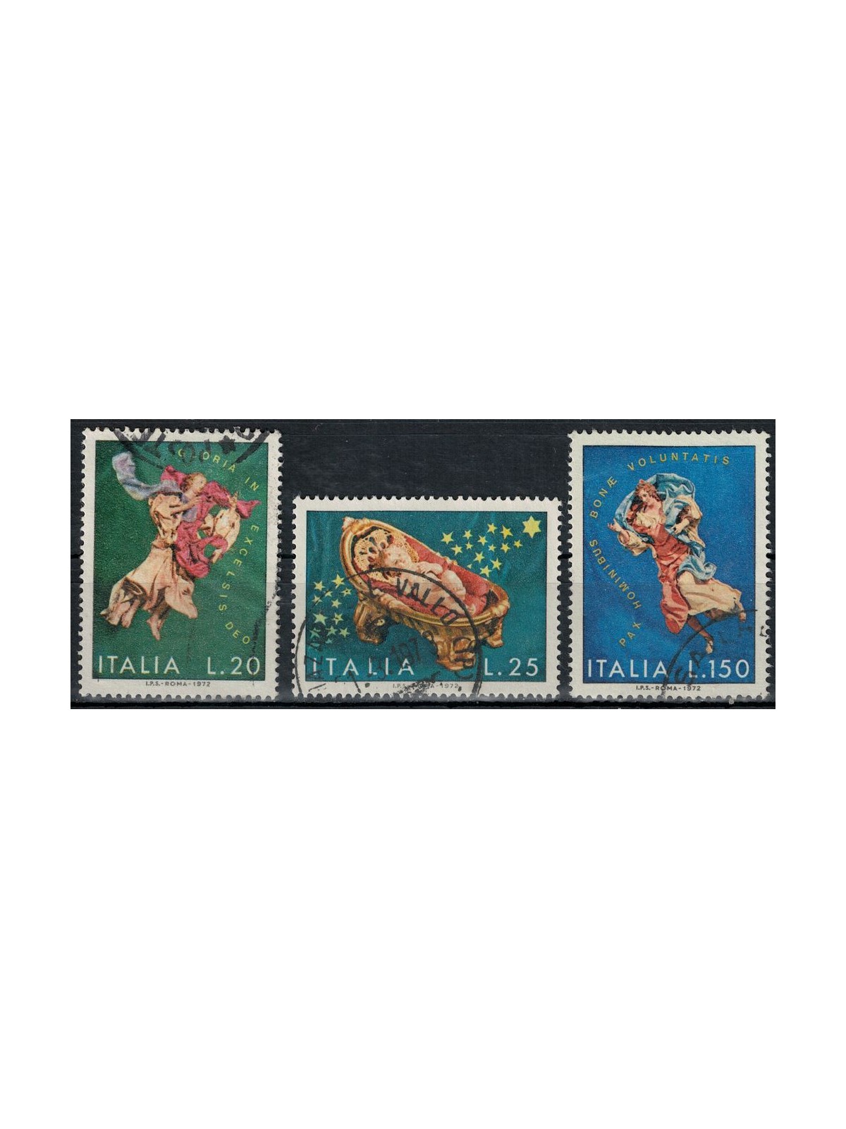 ITALIA 1972 Natale 3v us