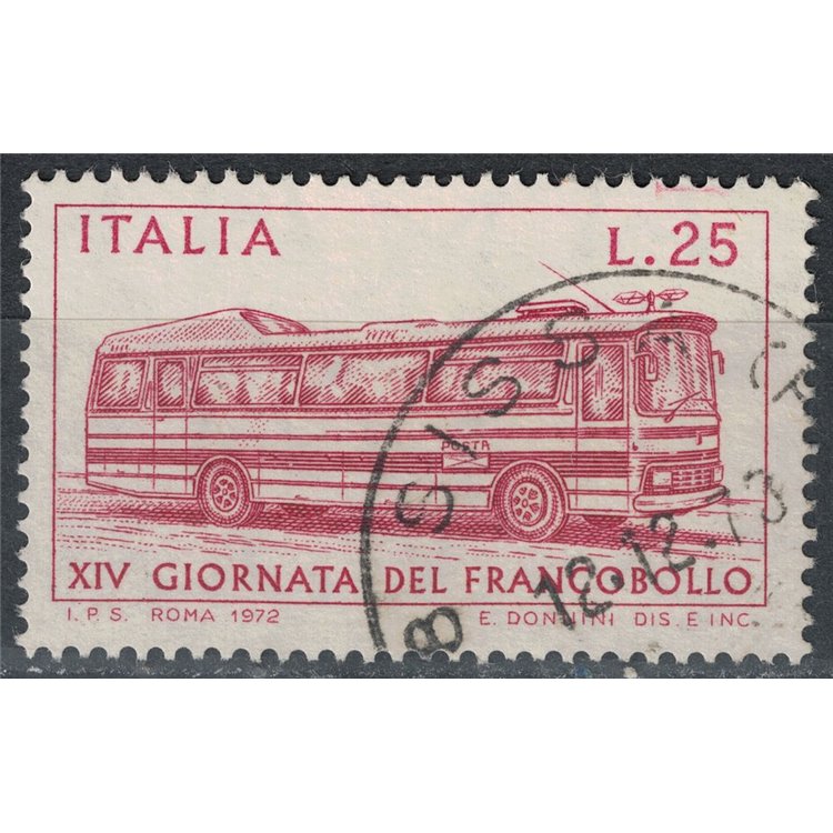 ITALIA 1972 Giornata del francobollo us