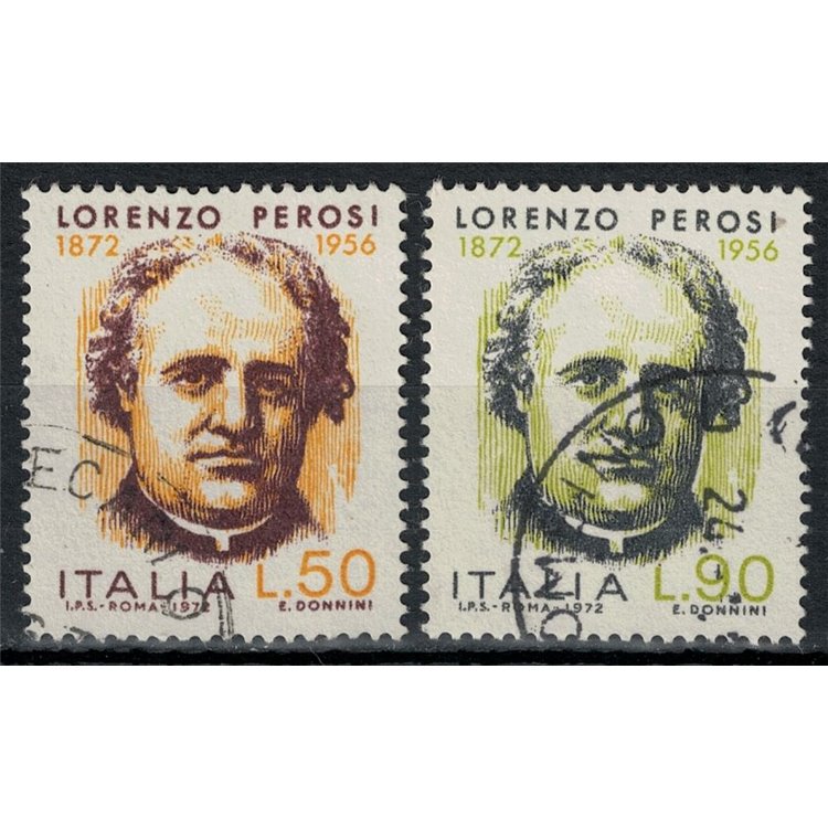 ITALY 1972 Lorenzo Perosi 2v us