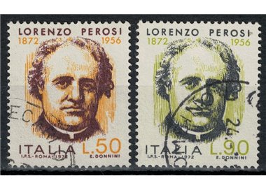 ITALY 1972 Lorenzo Perosi 2v us