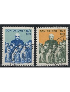 ITALY 1972 Don Luigi Orione 2v us