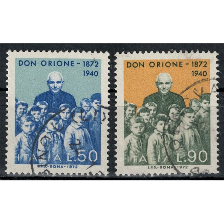 ITALY 1972 Don Luigi Orione 2v us