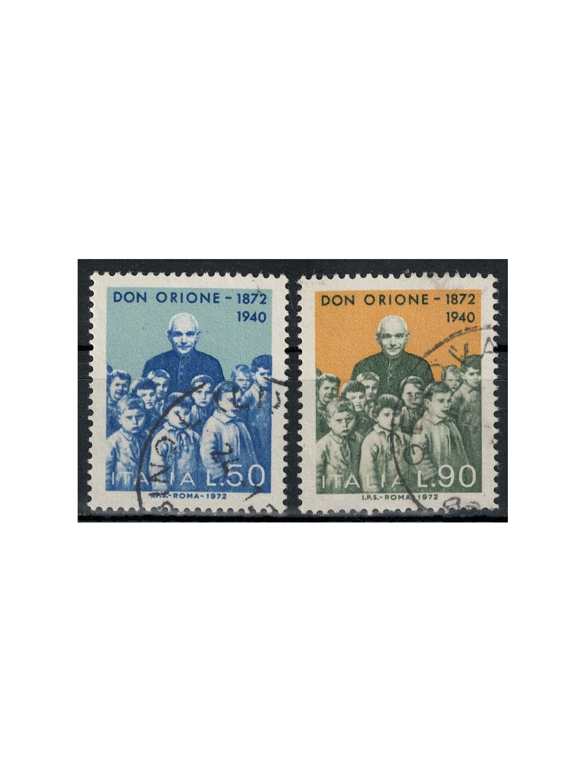 ITALY 1972 Don Luigi Orione 2v us