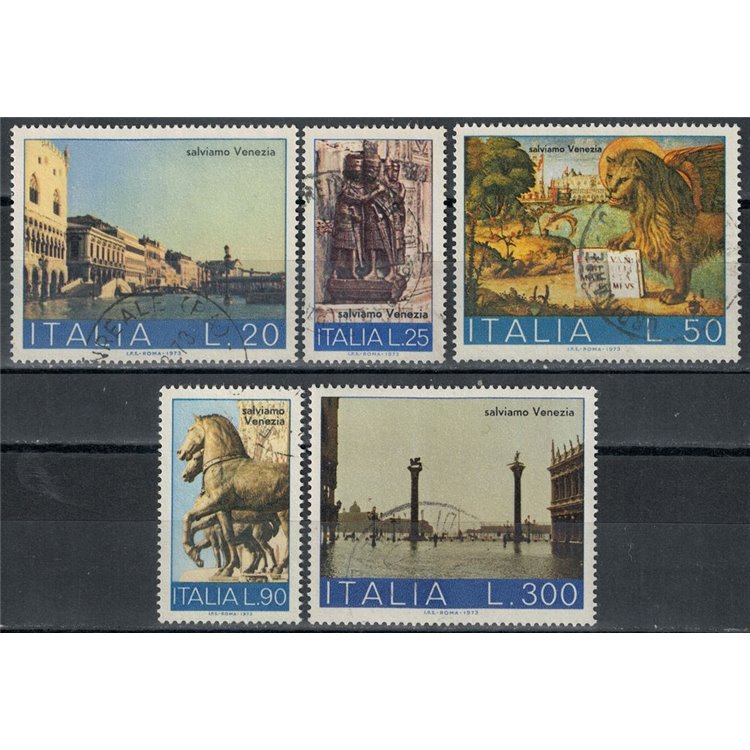 ITALIA 1973 Salviamo Venezia 5v us