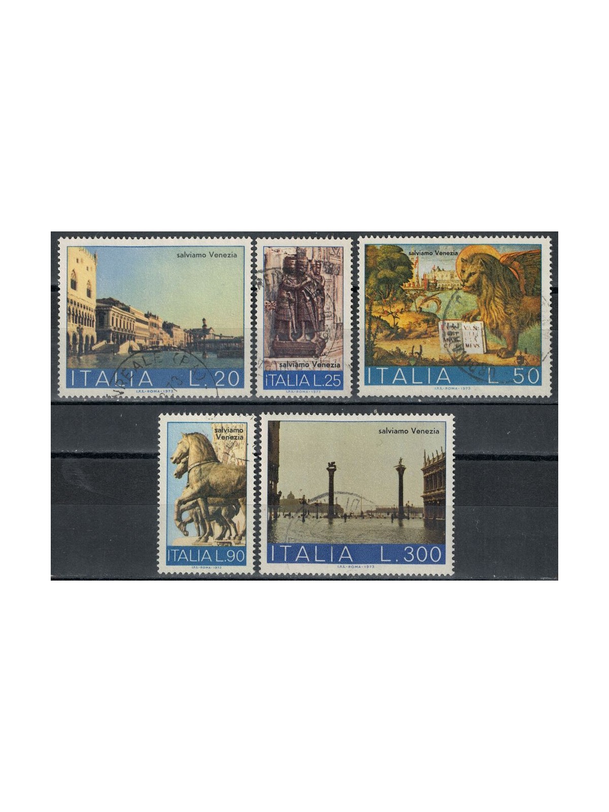 ITALIA 1973 Salviamo Venezia 5v us