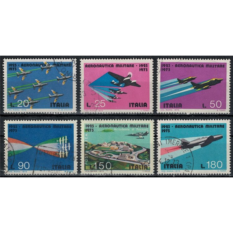 ITALY 1973 Air Force 6v us
