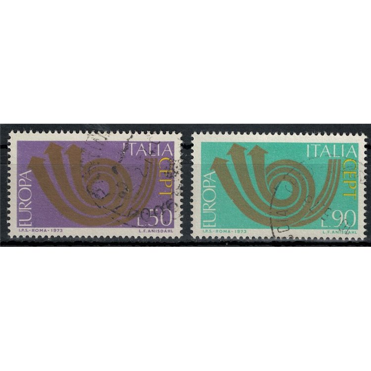 ITALY 1973 Europa 2v us