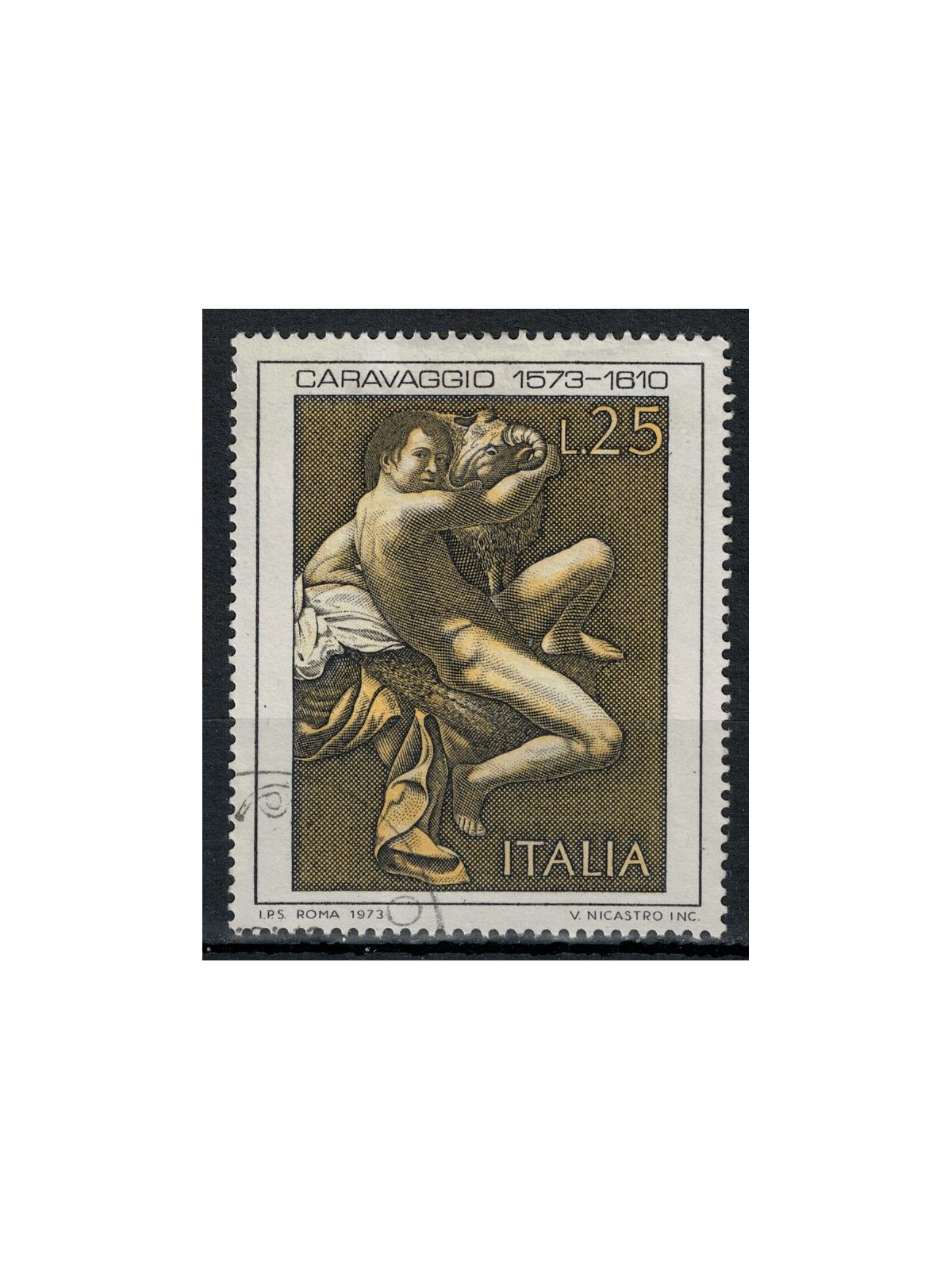 ITALIA 1973 Michelangelo Merisi detto il Caravaggio us
