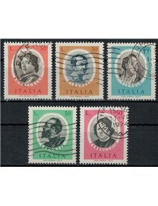 ITALIA 1973 Uomini illustri 5v us