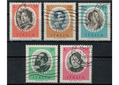 ITALY 1973 Illustrious Men 5v us
