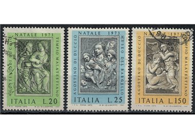 ITALY 1973 Christmas 3v us