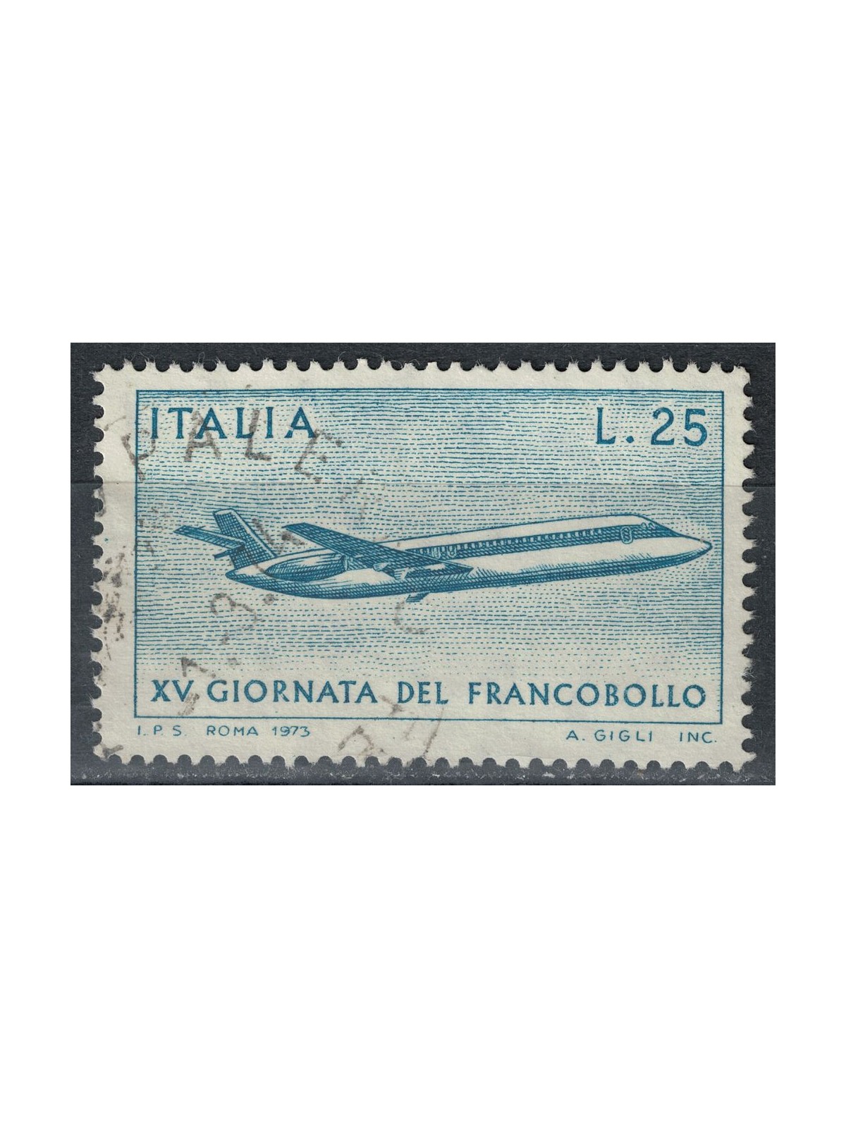 ITALIA 1973 Giornata del francobollo us