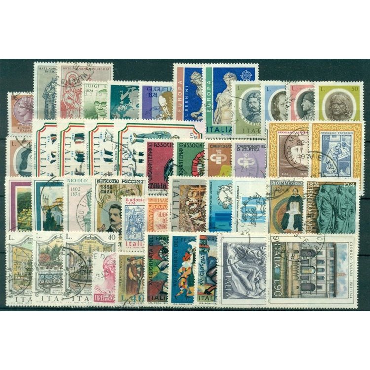 ITALY 1974 Complete Vintage 44v us