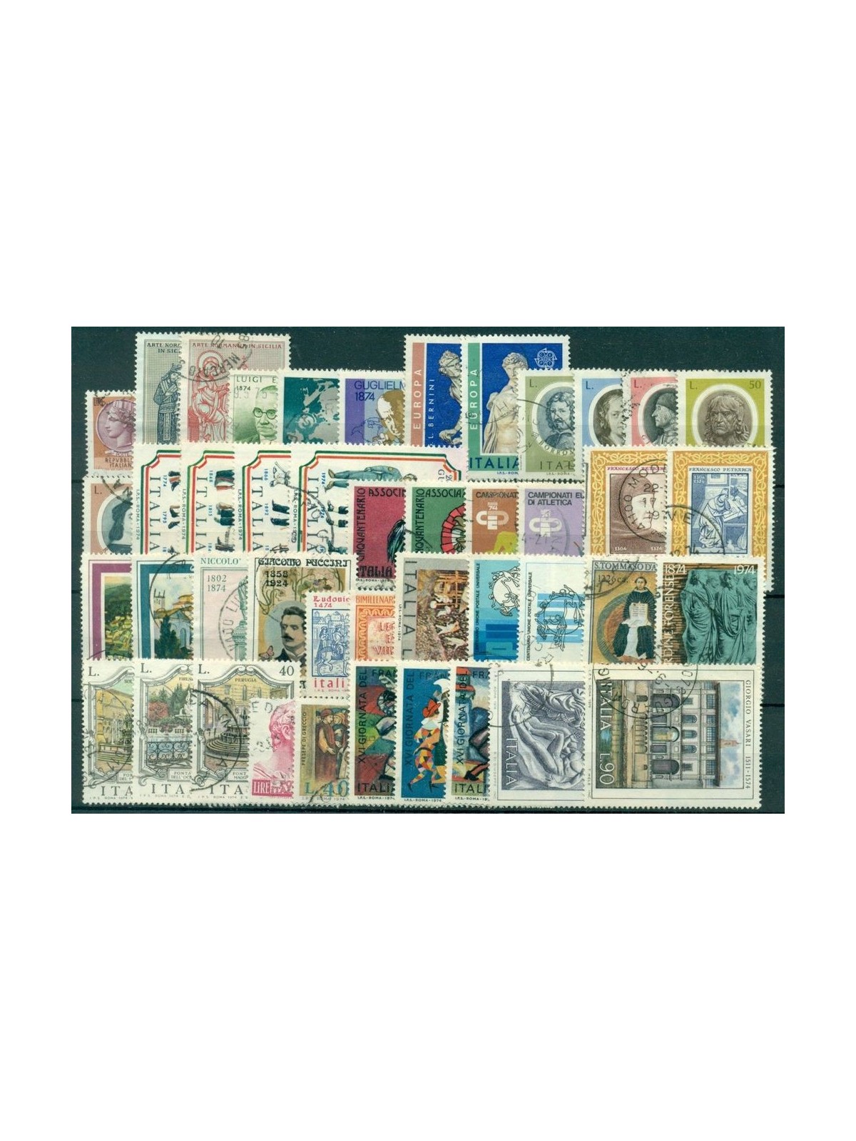 ITALIA 1974 Annata Completa 44v us