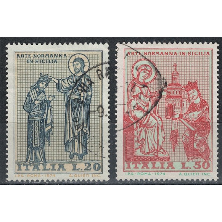 ITALY 1974 Norman Art 2v us