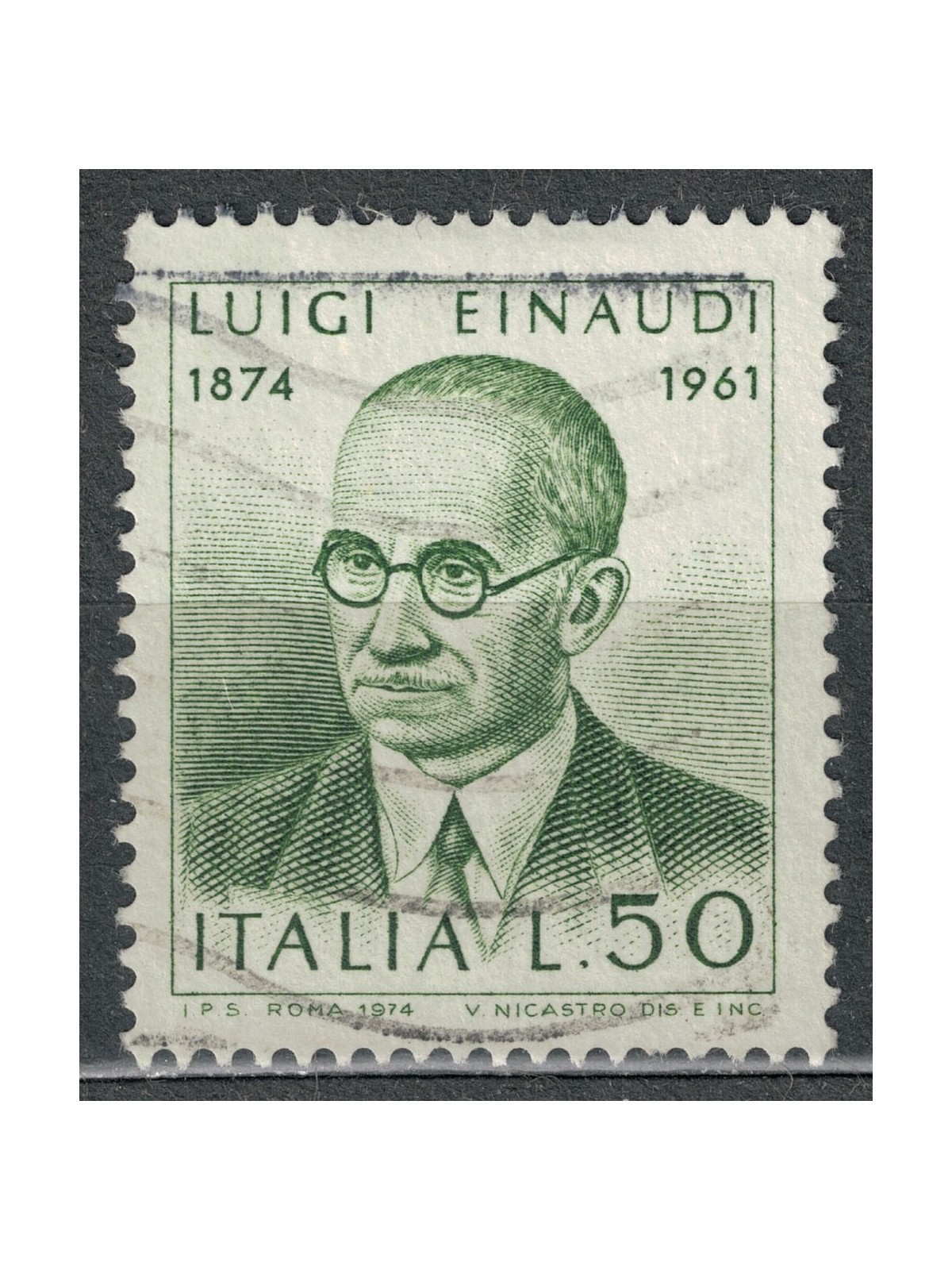 ITALIA 1974 Luigi Einaudi us
