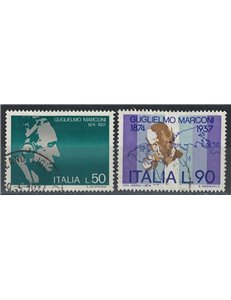ITALY 1974 Guglielmo Marconi 2v us