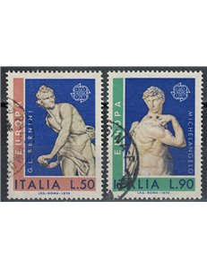ITALY 1974 Europa 2v us