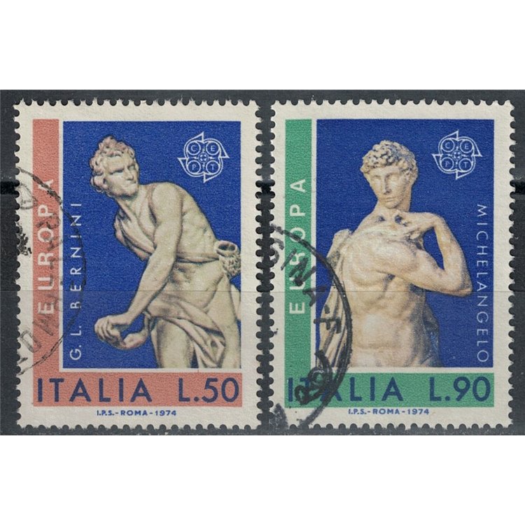 ITALIA 1974 Europa 2v us