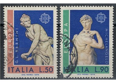 ITALIA 1974 Europa 2v us