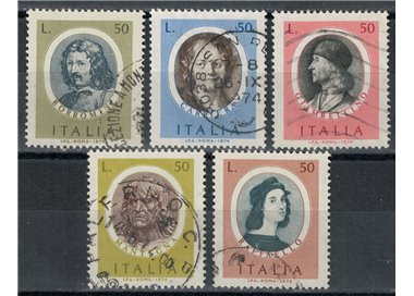 ITALIA 1974 Uomini illustri 5v us