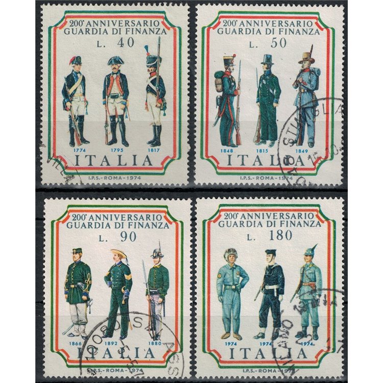 ITALIA 1974 Guardia di Finanza 4v us