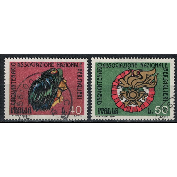 ITALIA 1974 Associazione Nazionale Bersaglieri 2v us