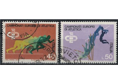 ITALY 1974 Athletics 2v us