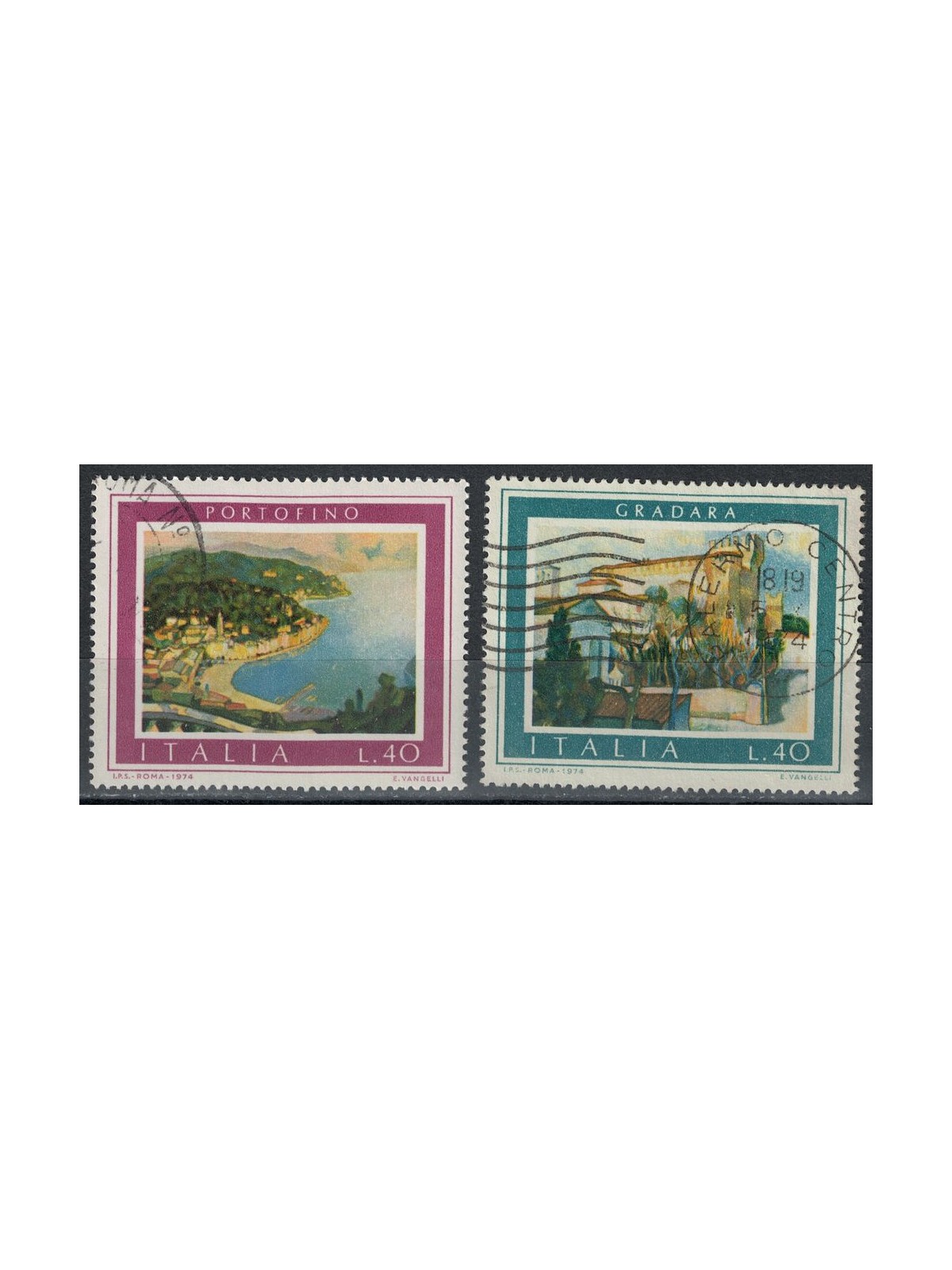 ITALY 1974 Tourism 2v us