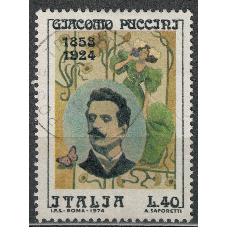 ITALY 1974 Giacomo Puccini us