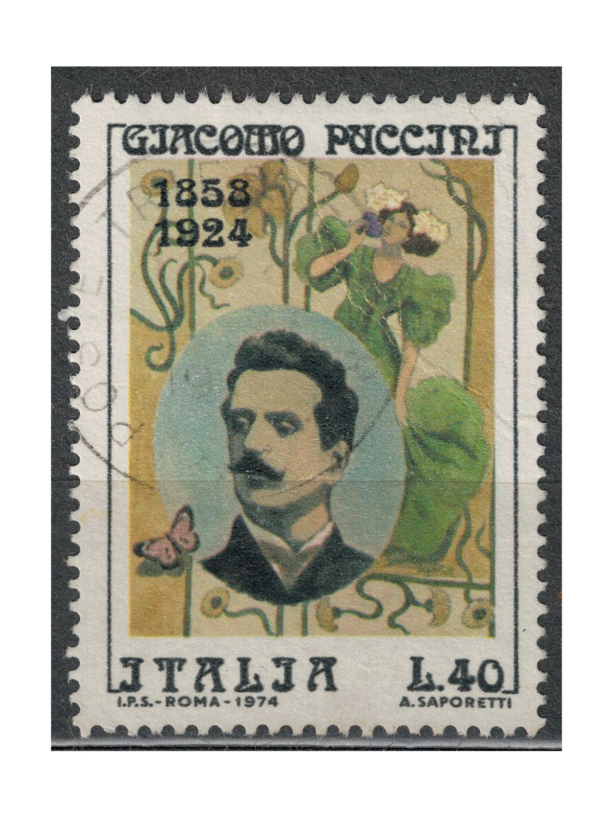 ITALIA 1974 Giacomo Puccini us