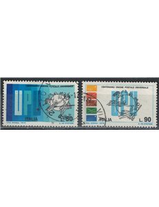 ITALIA 1974 Unione Postale Universale 2v us